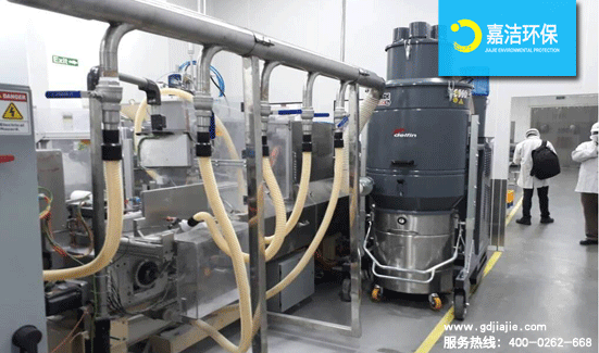 中央工业吸尘器的集中式抽吸系统